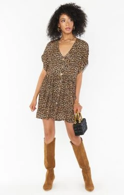Show Me Your Mumu Odessa Dress ~ Latte Cheetah -Fashion Womens Discount Store MF0 2058 LT05 04 9c8c886a c302 4c08 a853 df52d1d145ff