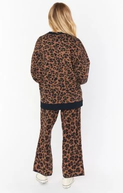 Show Me Your Mumu Scout Sweater ~ Leopard Knit -Fashion Womens Discount Store MF1 4600 LK18 01 3