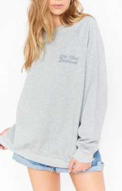 Show Me Your Mumu Boyfriend Sweatshirt ~ Airplane Mode Graphic