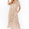 Show Me Your Mumu Cia Midi Dress ~ Wild Flora -Fashion Womens Discount Store MF1 4815 DA09 01