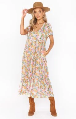 Show Me Your Mumu Cia Midi Dress ~ Wild Flora