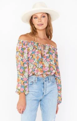 Show Me Your Mumu Margo Top ~ Wild Flora -Fashion Womens Discount Store MF1 4816 DA09 01 5