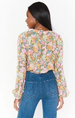 Show Me Your Mumu Margo Top ~ Wild Flora -Fashion Womens Discount Store MF1 4816 DA09 03