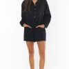 Show Me Your Mumu Gianni Romper ~ Black Knit 2 Show Me Your Mumu Gianni Romper ~ Black Knit -Fashion Womens Discount Store MF2 4700 BK03 01
