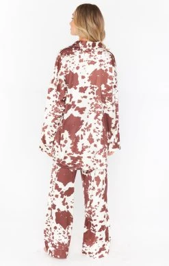 Show Me Your Mumu Overslept PJ Set ~ Holy Cow -Fashion Womens Discount Store MF2 4806 HC13 01 2