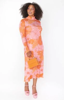 Show Me Your Mumu Daphne Turtleneck Dress ~ Retro Garden Mesh -Fashion Womens Discount Store MF2 5325 FB88 01 3e51f942 5127 4303 80cf b4e93667607e