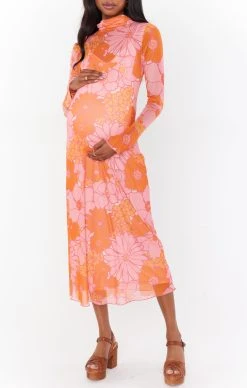 Show Me Your Mumu Daphne Turtleneck Dress ~ Retro Garden Mesh -Fashion Womens Discount Store MF2 5325 FB88 01 6