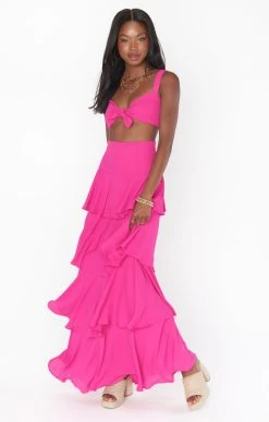 Show Me Your Mumu Katrina Swing Skirt ~ Bright Pink -Fashion Womens Discount Store MF2 5408 YP46 02 cdff9de8 6870 496f 98cf c2c657eaebed