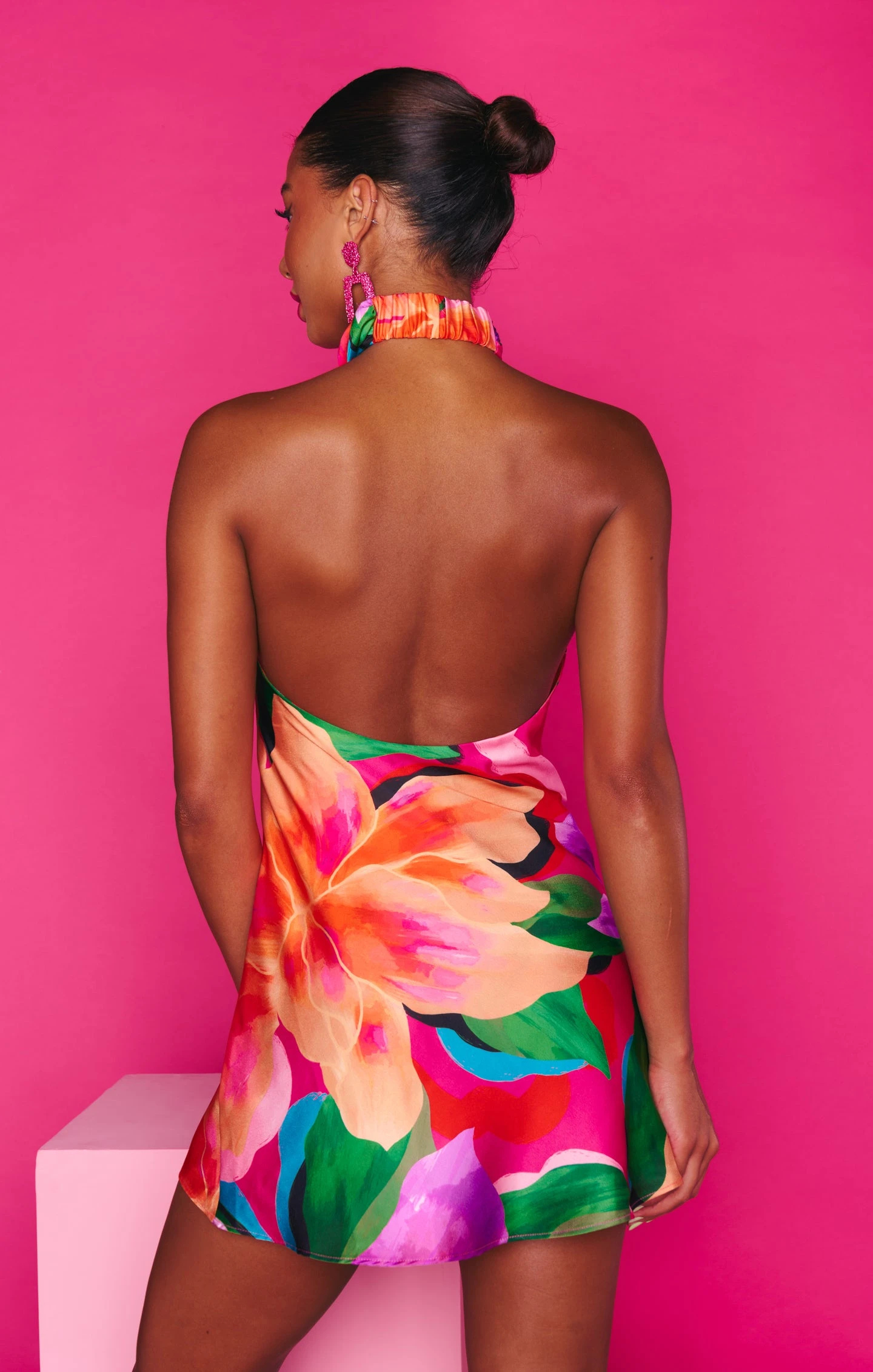 Show Me Your Mumu Jasmine Halter Mini Dress ~ Water Lily 4 Show Me Your Mumu Jasmine Halter Mini Dress ~ Water Lily - Image 2