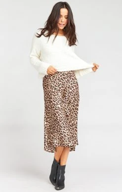 Show Me Your Mumu Maci Skirt ~ Cheetah Fever