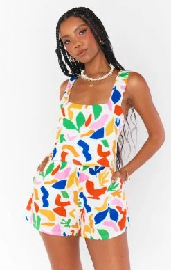 Show Me Your Mumu Hendrix Shorts ~ Primary Paradise -Fashion Womens Discount Store MIM3 4595 PP87 03