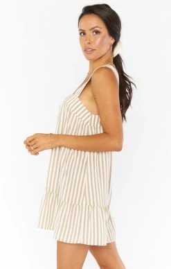 Show Me Your Mumu Goldie Dress ~ Beige Everyday Stripe 19 Show Me Your Mumu Goldie Dress ~ Beige Everyday Stripe -Fashion Womens Discount Store MM0 1949 TA57 02