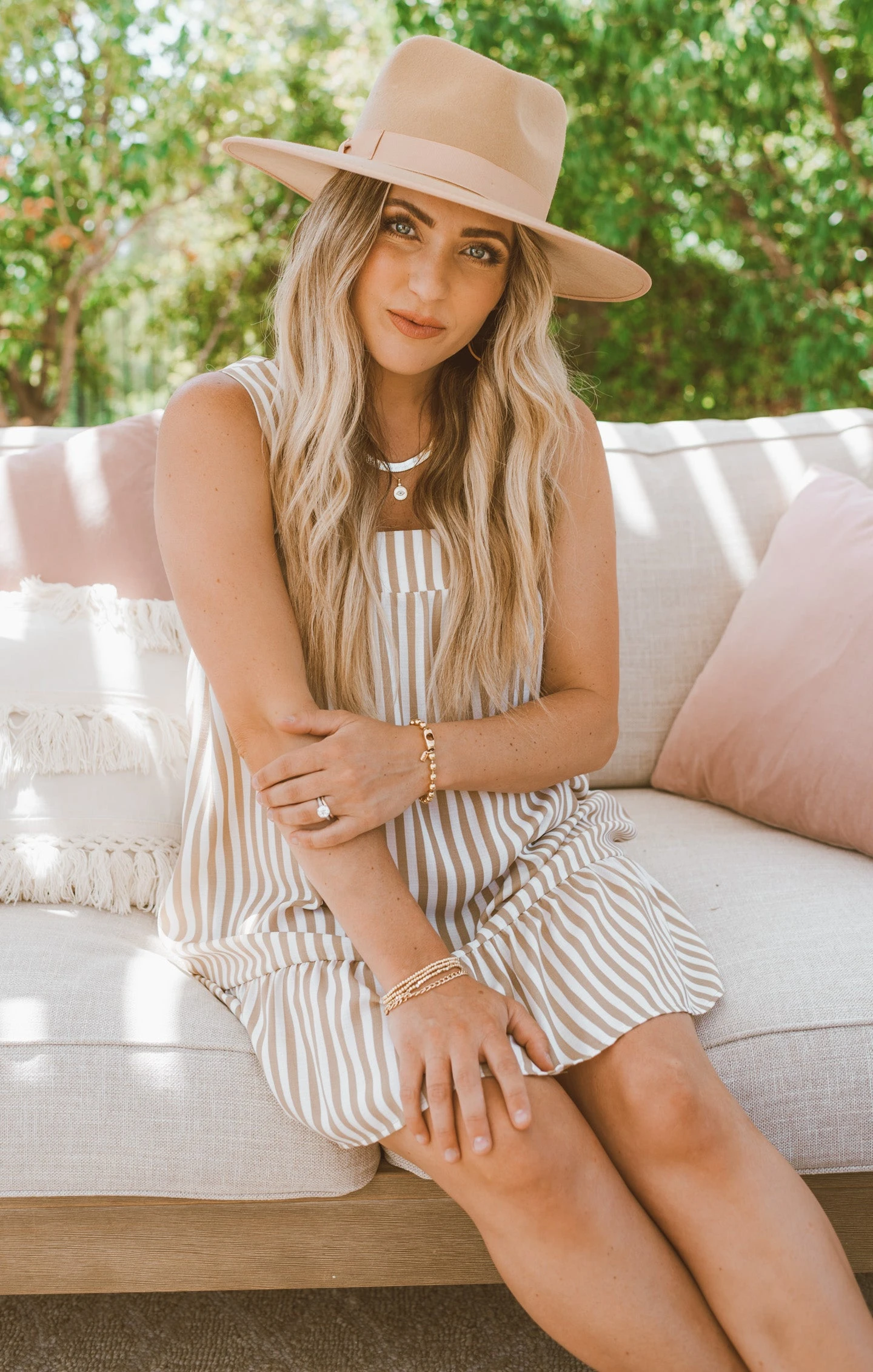 Show Me Your Mumu Goldie Dress ~ Beige Everyday Stripe 4 Show Me Your Mumu Goldie Dress ~ Beige Everyday Stripe - Image 2