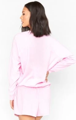 Show Me Your Mumu Sittin Around Set ~ Pink Terry 10 Show Me Your Mumu Sittin Around Set ~ Pink Terry -Fashion Womens Discount Store MM0 4215 PT20 04