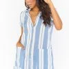 Show Me Your Mumu Yvette Romper ~ Sailboat Stripe -Fashion Womens Discount Store MM1 4150 WB08 01