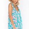 Show Me Your Mumu Tilda Tie Romper ~ Violets Garden -Fashion Womens Discount Store MM1 4179 LM87 02