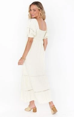 Show Me Your Mumu Zen Midi Dress ~ Midsummer Ivory -Fashion Womens Discount Store MM1 4613 MS21 01 3