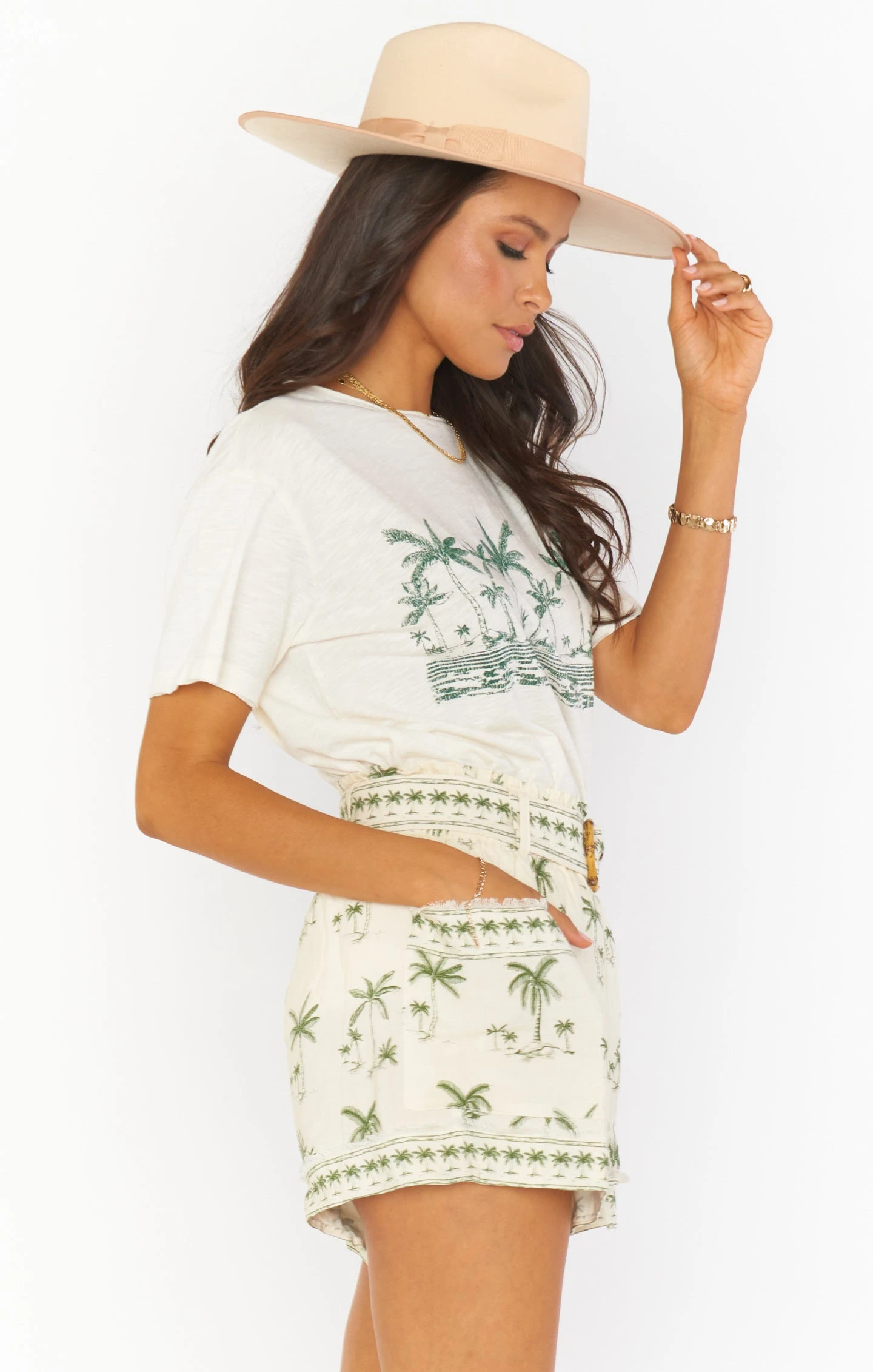 Show Me Your Mumu Disilvio Shorts ~ Ocean Drive Palm 4 Show Me Your Mumu Disilvio Shorts ~ Ocean Drive Palm - Image 2