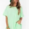 Show Me Your Mumu Easy Livin Set ~ Green Melon Terry -Fashion Womens Discount Store MM1 4840 MT25 01 3 0e26778b 4040 462a 9433 d4f2e8649bdc