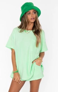 Show Me Your Mumu Easy Livin Set ~ Green Melon Terry