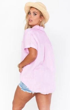 Show Me Your Mumu Ciao Shirt ~ Lavender Linen 10 Show Me Your Mumu Ciao Shirt ~ Lavender Linen -Fashion Womens Discount Store MM1 4915 LL11 01 3
