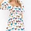 Show Me Your Mumu Smitten Babydoll Dress ~ Butterflies In My Eyes -Fashion Womens Discount Store MM1 4922 BK41 01 2