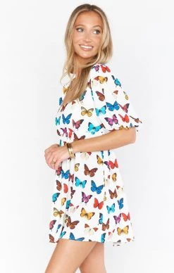 Show Me Your Mumu Smitten Babydoll Dress ~ Butterflies In My Eyes -Fashion Womens Discount Store MM1 4922 BK41 01 3