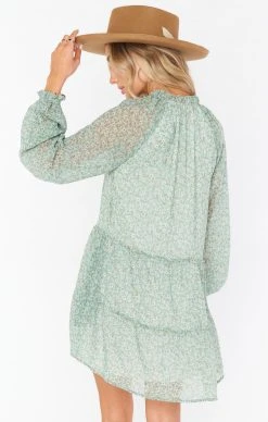 Show Me Your Mumu Birdie Mini Dress ~ Ditsy Blues