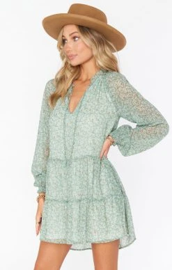 Show Me Your Mumu Birdie Mini Dress ~ Ditsy Blues -Fashion Womens Discount Store MM1 4633QB24 01 1