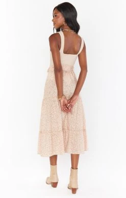 Show Me Your Mumu Miley Midi Skirt ~ Ditsy Daisy -Fashion Womens Discount Store MM2 4694 PF09 01