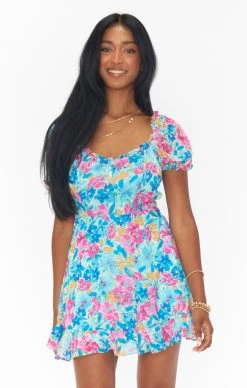 Show Me Your Mumu Tori Tie Back Dress ~ Garden Girls -Fashion Womens Discount Store MM2 5323 WB55 01 8