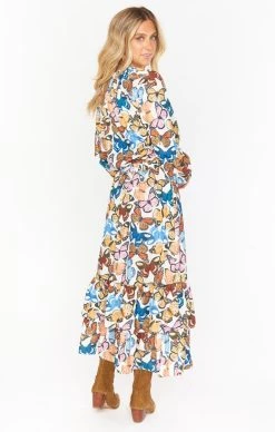 Show Me Your Mumu Cait Midi Dress ~ Baileys Butterflies -Fashion Womens Discount Store MM2 B093 BF57 01