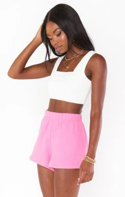 Show Me Your Mumu Hendrix Shorts ~ Bubblegum Gauze 10 Show Me Your Mumu Hendrix Shorts ~ Bubblegum Gauze -Fashion Womens Discount Store MM3 5041 PK87 02