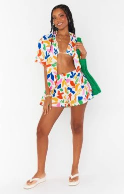 Show Me Your Mumu Hendrix Shorts ~ Primary Paradise -Fashion Womens Discount Store MM3 5041 PP87 02