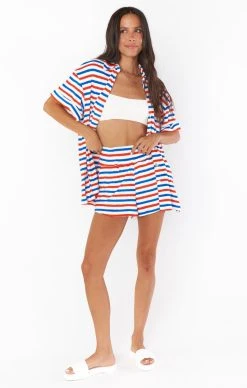 Show Me Your Mumu Parker Button Down ~ Americana Terry 12 Show Me Your Mumu Parker Button Down ~ Americana Terry -Fashion Womens Discount Store MM3 5562 KN84 01 872f699a 18ae 4ef1 bc52 6ee2162d2201