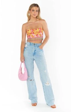 Show Me Your Mumu Rumba Top ~ Havana Beaded Sequins -Fashion Womens Discount Store MM3 5673 HB21 06