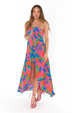 Show Me Your Mumu Ipanema Tie Dress ~ Island Punch -Fashion Womens Discount Store MM3 5710 BF48 04 00069a1e 8a71 4b89 9bce 799cbbbc219b