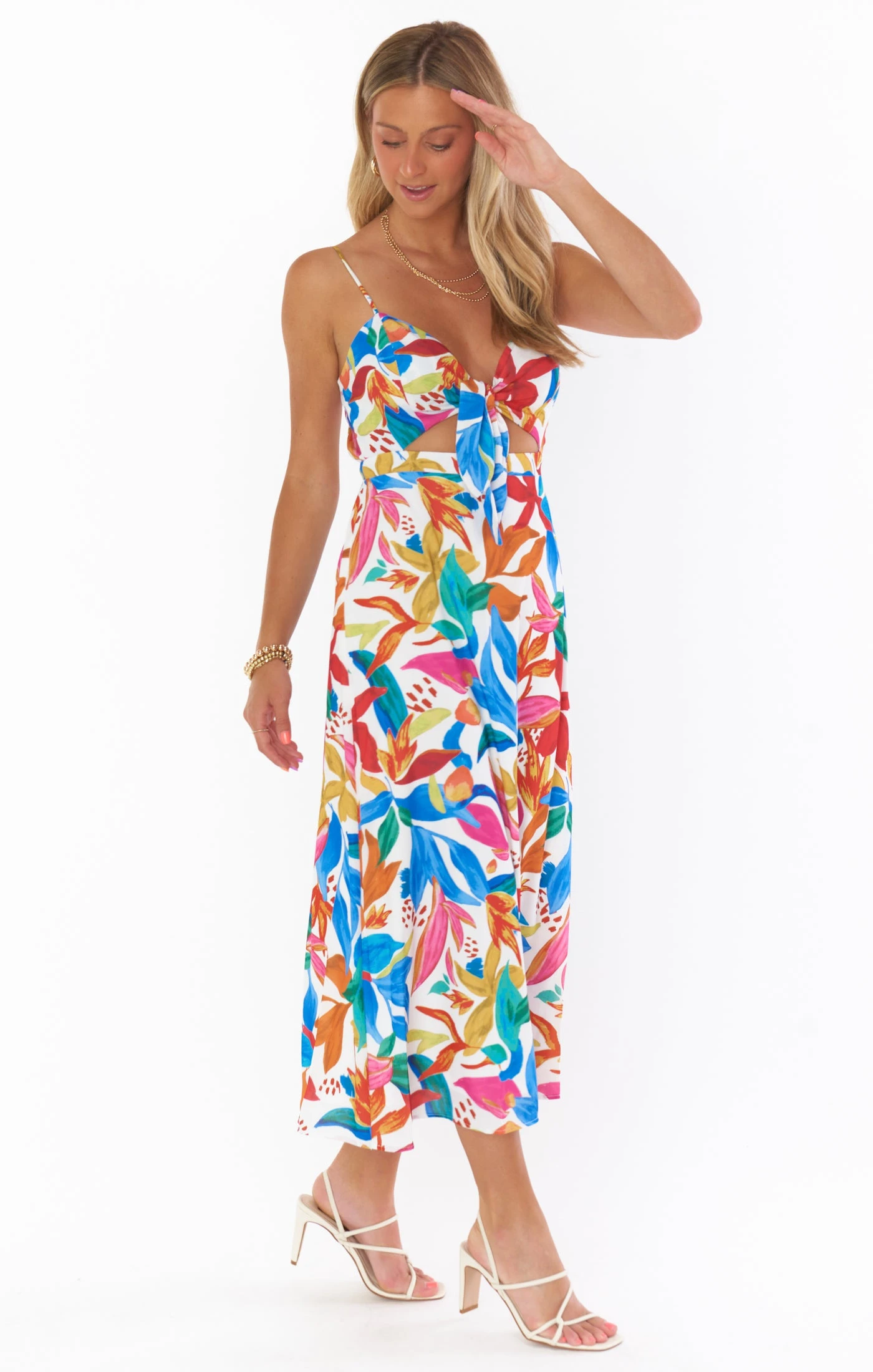 Show Me Your Mumu Moby Tie Maxi ~ Bright Blooms 4 Show Me Your Mumu Moby Tie Maxi ~ Bright Blooms - Image 2