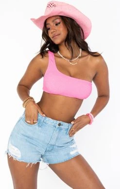 Show Me Your Mumu Float On Top ~ Electric Pink Scrunch