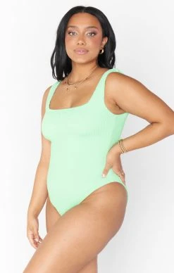 Show Me Your Mumu The Scrunch One Piece ~ Green Melon 16 Show Me Your Mumu The Scrunch One Piece ~ Green Melon -Fashion Womens Discount Store MMS1 176 GR48 01 1 92462634 8d60 4963 8642 4f6bbeb35e17