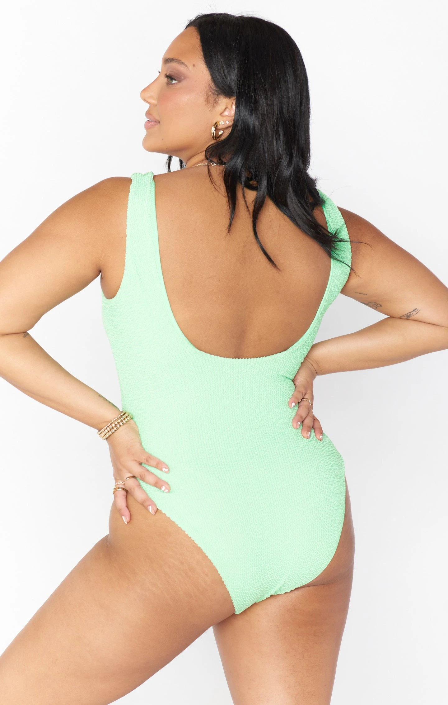 Show Me Your Mumu The Scrunch One Piece ~ Green Melon 8 Show Me Your Mumu The Scrunch One Piece ~ Green Melon - Image 6