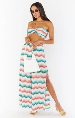 Show Me Your Mumu Court Pants ~ Catch Waves Knit -Fashion Womens Discount Store MR0 1961 SU25 01