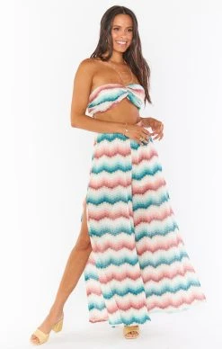 Show Me Your Mumu Court Pants ~ Catch Waves Knit -Fashion Womens Discount Store MR0 4173 SU25 01