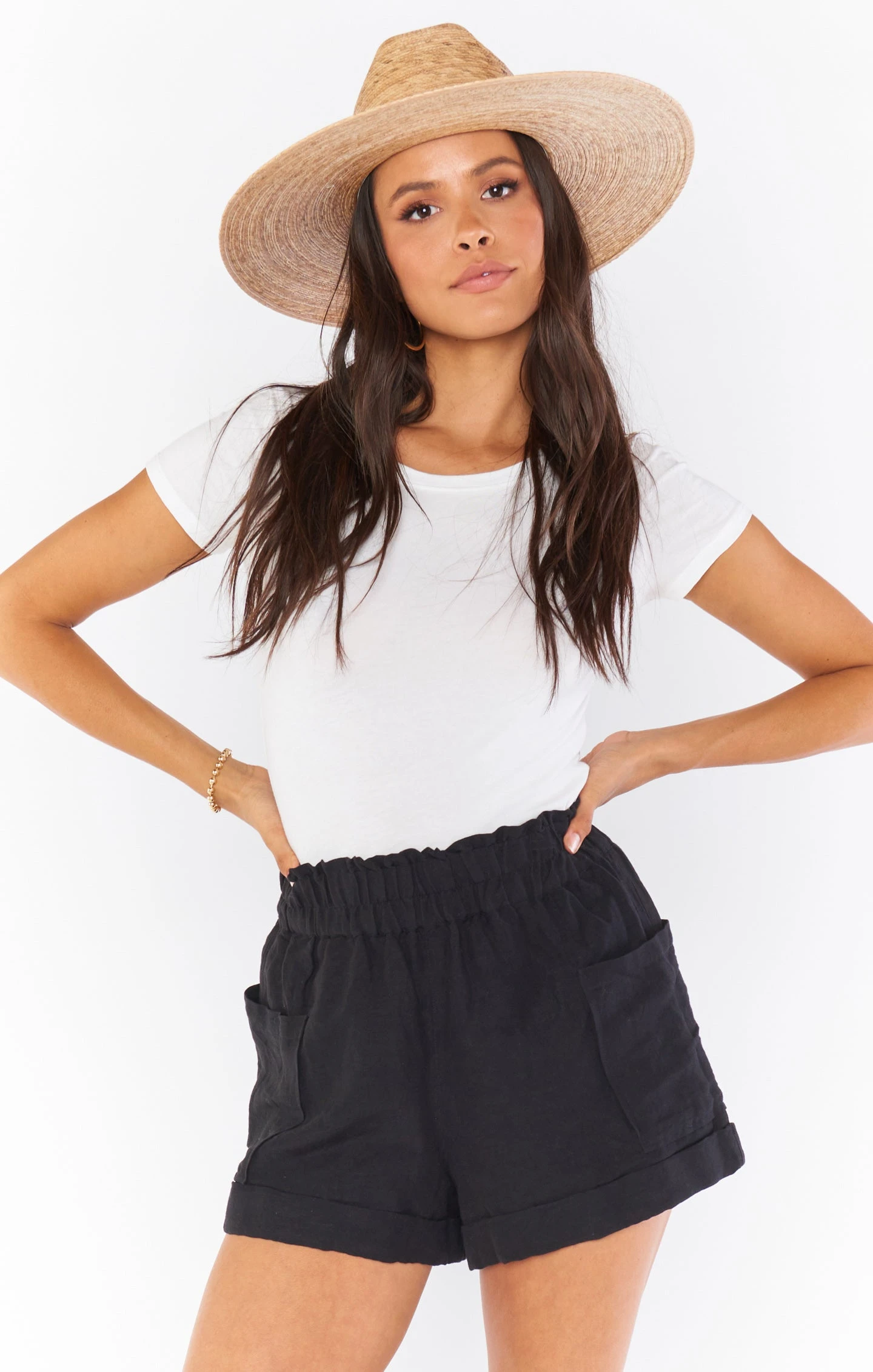 Show Me Your Mumu Disilvio Shorts ~ Black Linen 3 Show Me Your Mumu Disilvio Shorts ~ Black Linen