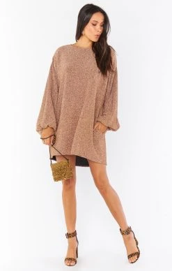 Show Me Your Mumu Sure Thing Mini ~ Gold Shimmy Shine -Fashion Womens Discount Store MR0 4557 SS55 01