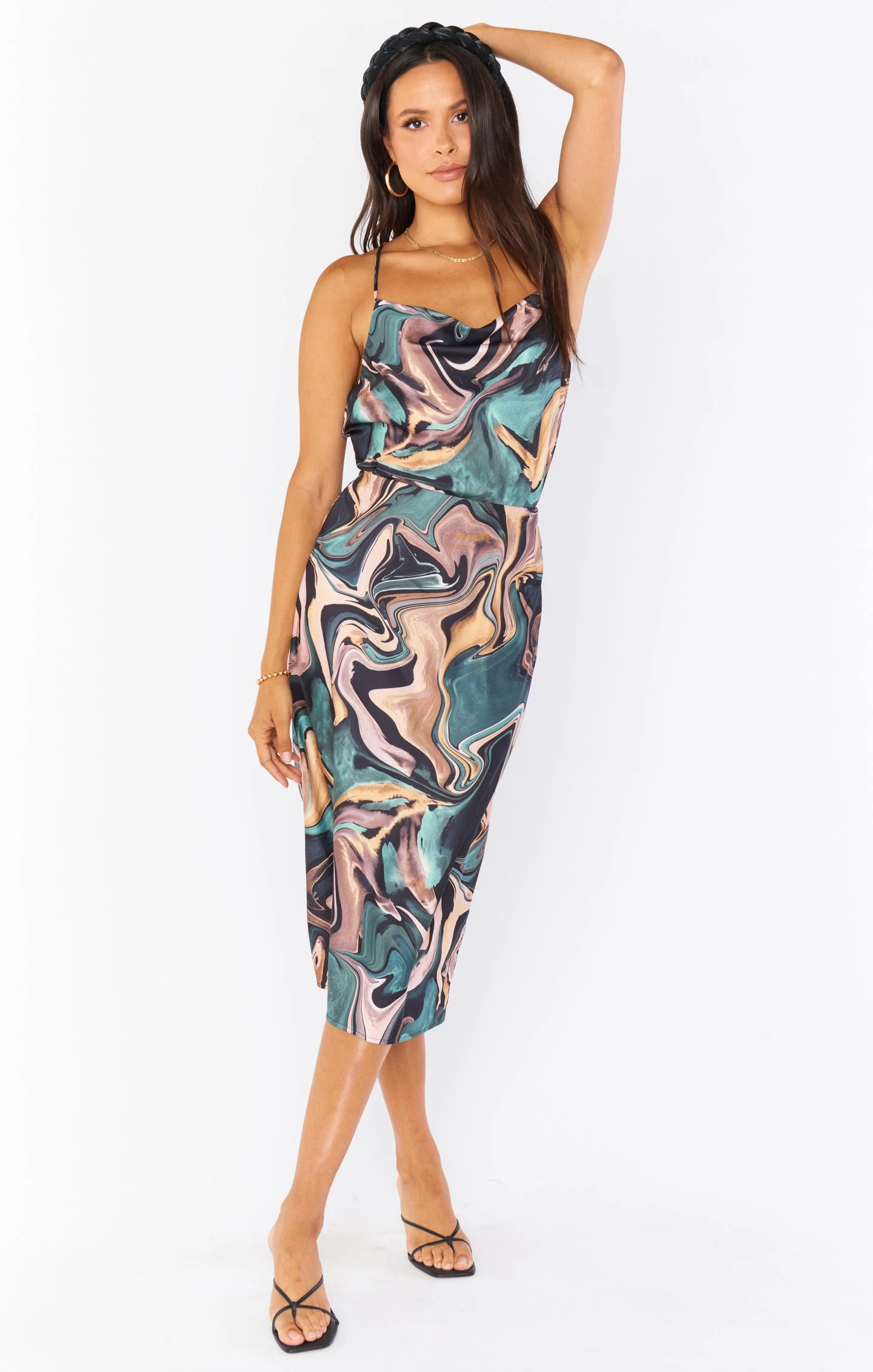 Show Me Your Mumu Maci Skirt ~ Miss Marble Luxe Satin 3 Show Me Your Mumu Maci Skirt ~ Miss Marble Luxe Satin