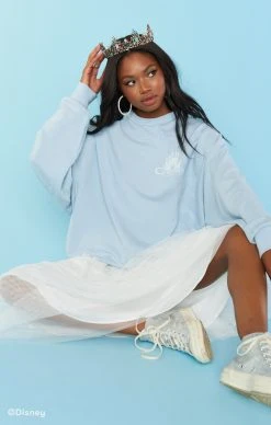 Show Me Your Mumu Love Story Sweatshirt ~ Love Castle Graphic -Fashion Womens Discount Store MR0 4680 LC04 01