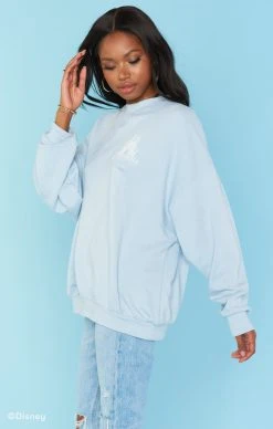 Show Me Your Mumu Love Story Sweatshirt ~ Love Castle Graphic -Fashion Womens Discount Store MR0 4680 LC04 03