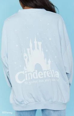 Show Me Your Mumu Love Story Sweatshirt ~ Love Castle Graphic -Fashion Womens Discount Store MR0 4680 LC04 04