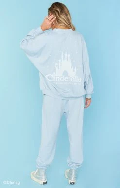 Show Me Your Mumu Love Story Sweatshirt ~ Love Castle Graphic -Fashion Womens Discount Store MR0 4680 LC04 08